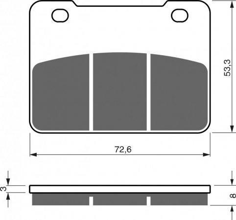 Brake pads GOLDFREN 331 S3