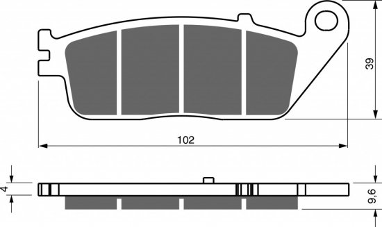 Brake pads GOLDFREN 333 S3