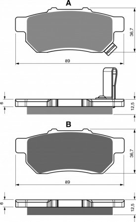 Brake pads GOLDFREN 341 S3