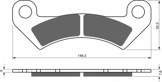 Brake pads GOLDFREN 347 AD