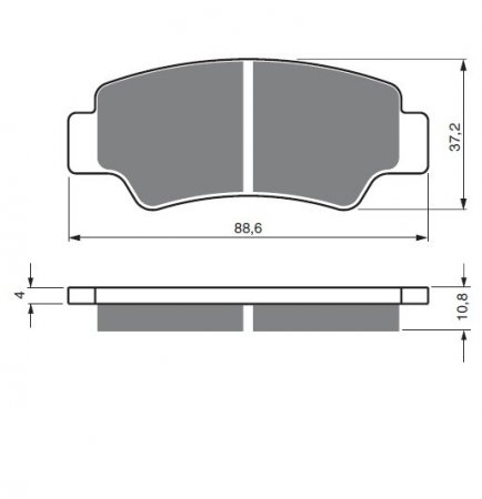 Brake pads GOLDFREN 390 AD