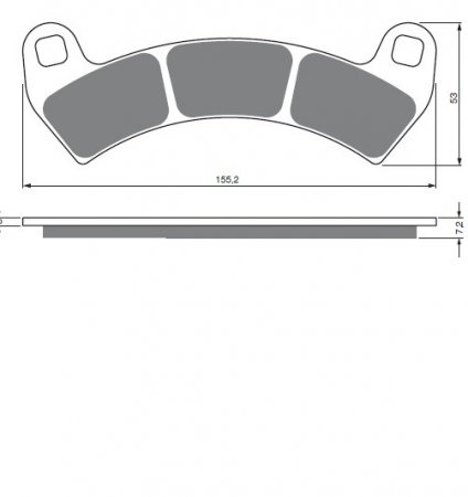 Brake pads GOLDFREN 391 S3