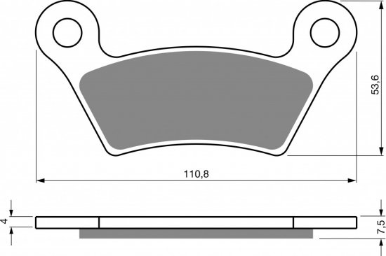 Brake pads GOLDFREN 407 S3