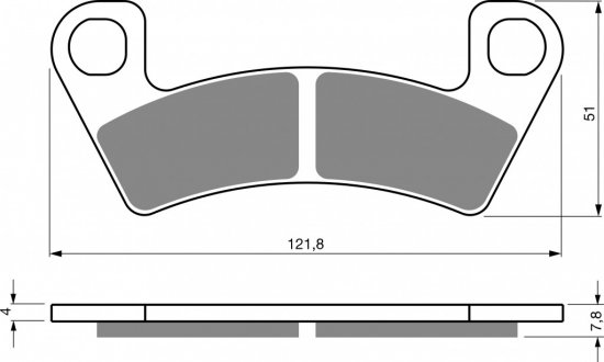 Brake pads GOLDFREN 409 AD  STREET