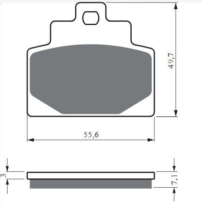 Brake pads GOLDFREN 421 S33 STREET REAR