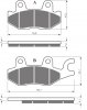 Brake pads GOLDFREN 427 S33 OFF-ROAD REAR