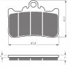 Brake pads GOLDFREN 434 S33 STREET FRONT