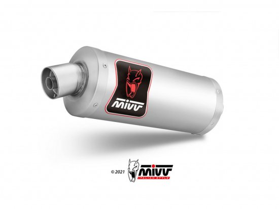 Silencer MIVV H.079.LDKX DAKAR Stainless Steel