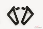 Rigid saddlebag supports CUSTOMACCES KF0003N KF black