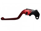 Clutch Lever ACCOSSATO fixed CNC-worked aluminium, red