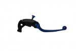 Adjustable folding lever ACCOSSATO aluminium, master cylinder blue