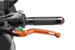 Clutch lever without adapter PUIG 260TV foldable orange/green