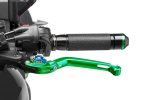 Clutch lever without adapter PUIG 260VA foldable green/blue