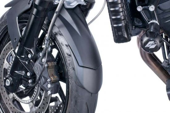 Front fender extension PUIG 5786N black