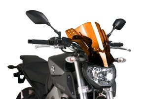 Windshield PUIG 6894T RAFALE orange