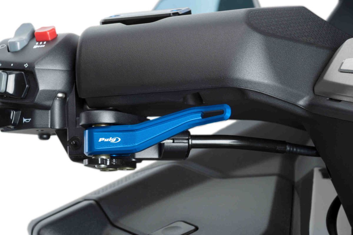 Parking brake lever PUIG 9544A blue