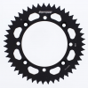 Rear ALU sprocket SUPERSPROX RAL-455:46-BLK black 46T, 420