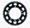 Rear ALU sprocket SUPERSPROX RAL-457:50-BLK black 50T, 420