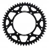 Rear ALU sprocket SUPERSPROX RAL-460:52-BLK black 52T, 420