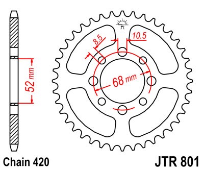 44t sprocket