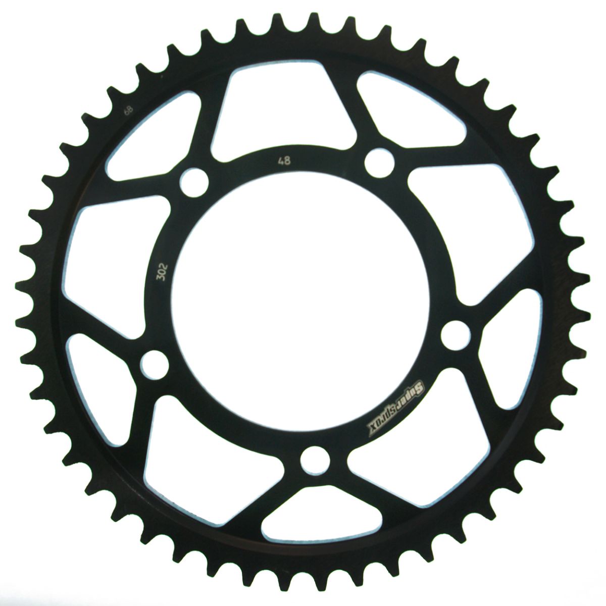 Rear sprocket SUPERSPROX RFE-302:48-BLK black 48T, 530