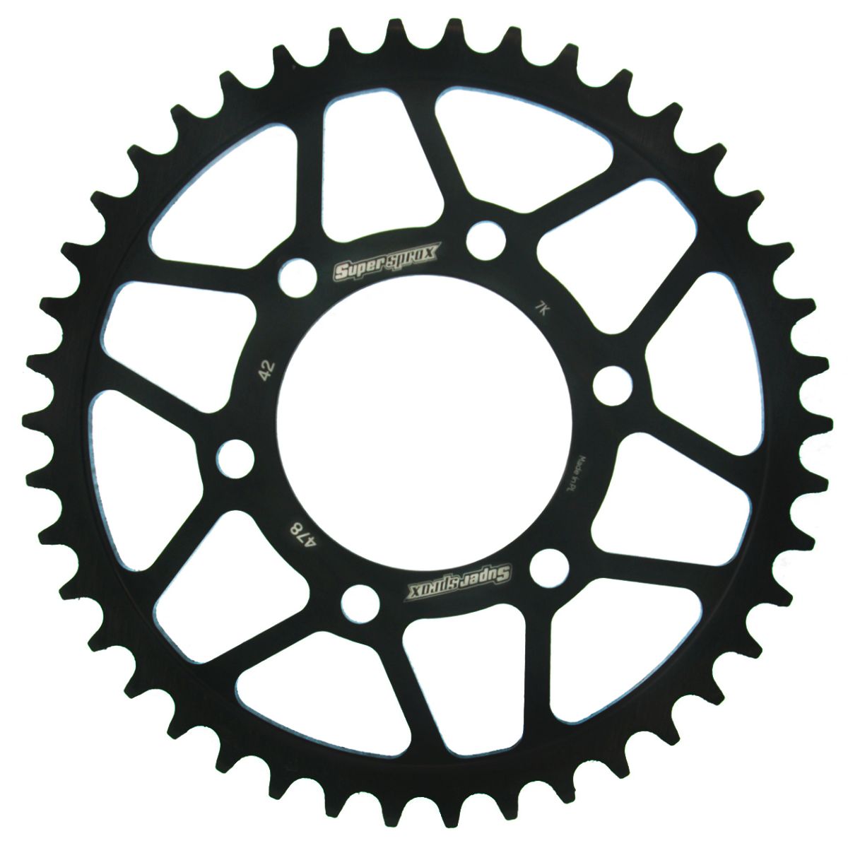 Rear sprocket SUPERSPROX RFE-478:42-BLK black 42T, 520