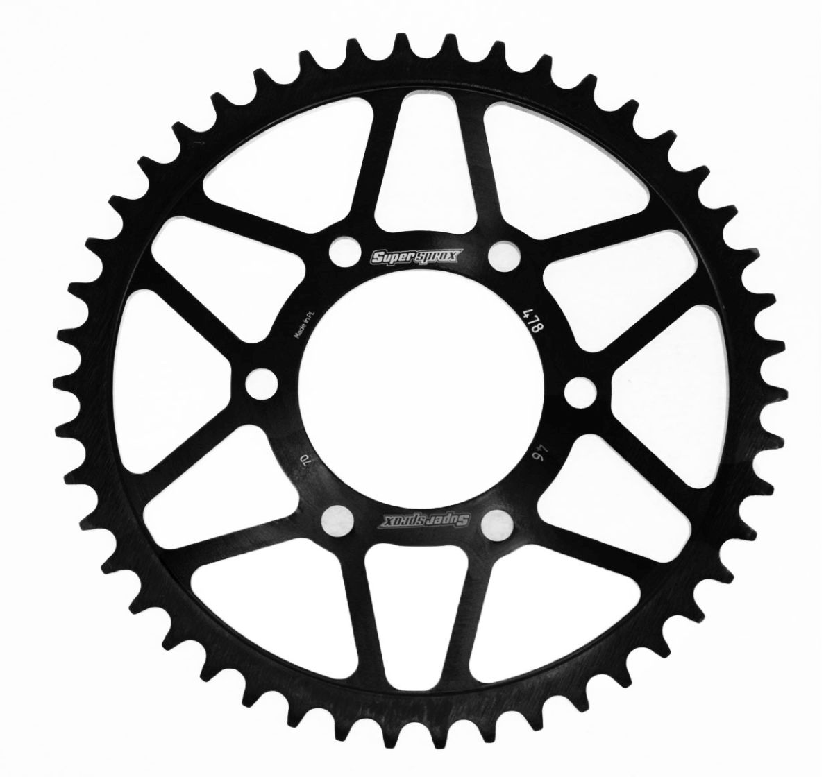 Rear sprocket SUPERSPROX RFE-478:46-BLK black 46T, 520