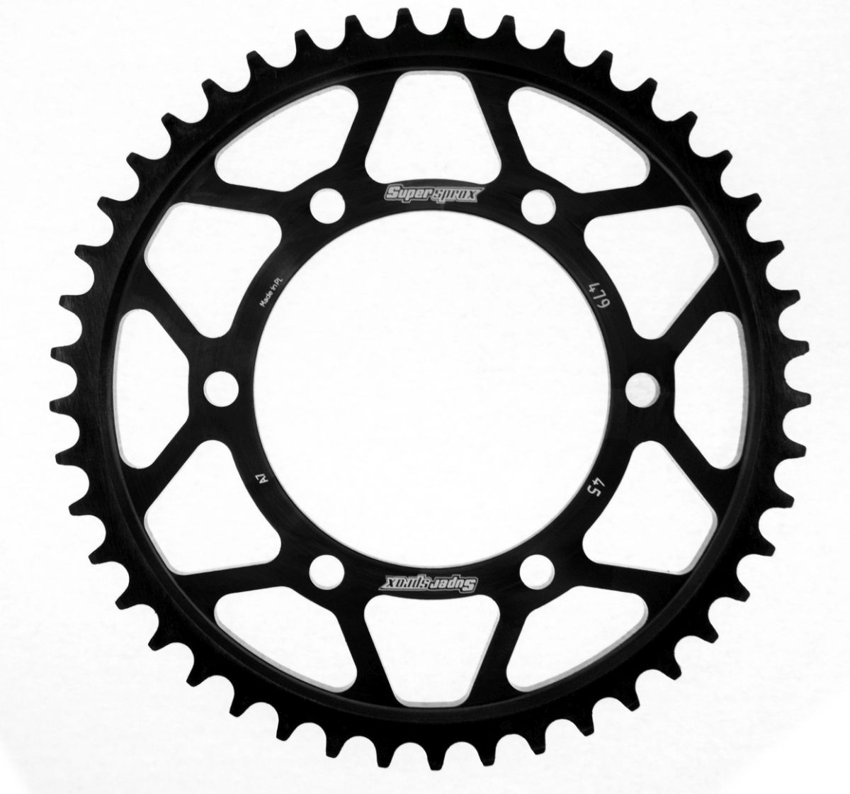 Rear sprocket SUPERSPROX RFE-479:45-BLK black 45T, 530