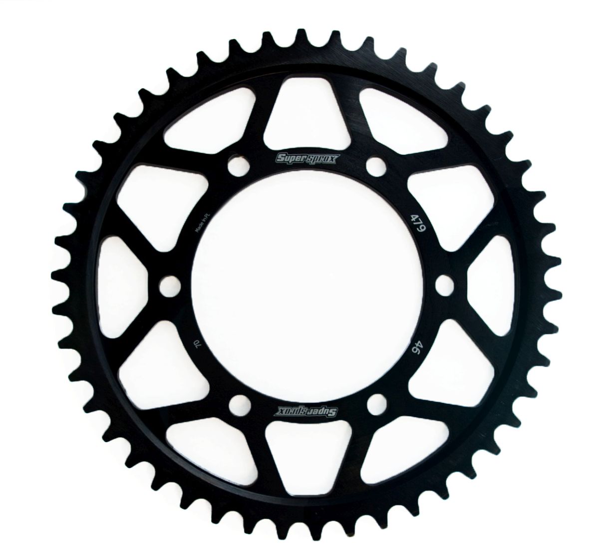 Rear sprocket SUPERSPROX RFE-479:46-BLK black 46T, 530