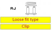 Clip type connecting link D.I.D Chain 415S RJ