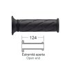 Grips DOMINO 184161220 Suzuki Style black 124mm left / 123mm right