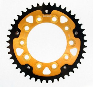 Rear sprocket SUPERSPROX STEALTH gold 43T, 525