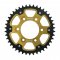 Rear sprocket SUPERSPROX STEALTH gold 42T, 525