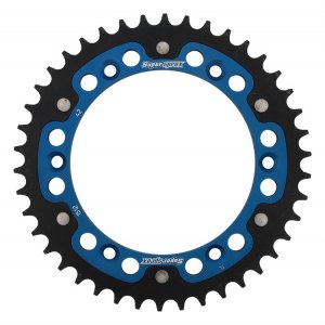 Rear sprocket SUPERSPROX RST-1512:42-BLU STEALTH blue 42T, 520