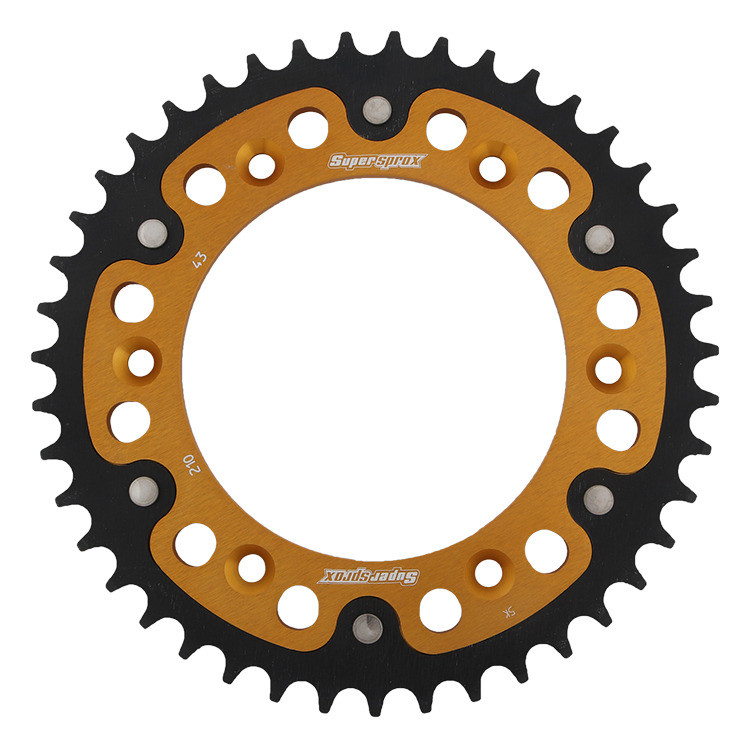 Rear sprocket SUPERSPROX RST-210:43-GLD STEALTH gold 43T, 520