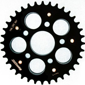 Rear sprocket SUPERSPROX STEALTH black 36T, 525