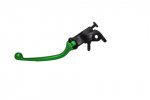 Adjustable folding lever ACCOSSATO aluminium, master cylinder green