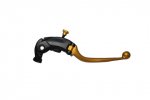 Adjustable folding lever ACCOSSATO aluminium, master cylinder gold