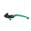 Folding lever ACCOSSATO aluminium, master cylinder green