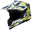 Cross helmet iXS X12045 iXS363 2.0 white matt-blue-yellow fluo 2XL