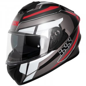 Full face helmet iXS iXS216 2.2 grey-black-red S