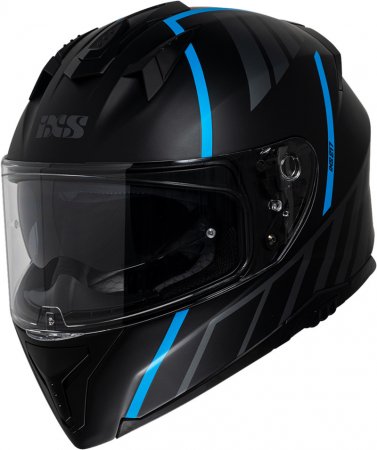 Full face helmet iXS X14092 iXS 217 2.0 black matt-turquoise L