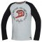 Longsleeve T-Shirt iXS ON TWO WHEELS black-grey-red L