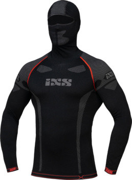 Undershirt iXS 365 HOOD black-grey M/L