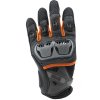 Tour gloves iXS X40449 LT MONTEVIDEO AIR S black-grey-orange L