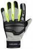 Classic womens gloves iXS X40465 EVO-AIR black-light grey-yellow fluo DM