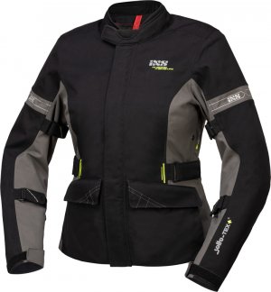 Tour women jacket iXS LAMINATE-ST-PLUS black-grey DM