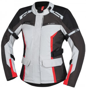 Tour women's jacket iXS EVANS-ST 2.0 grey-red D3XL