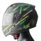 Full face helmet GMS HEXAGO graphic green M