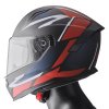 Full face helmet GMS ZG12601 VELOX graphic matt black-red-white XS